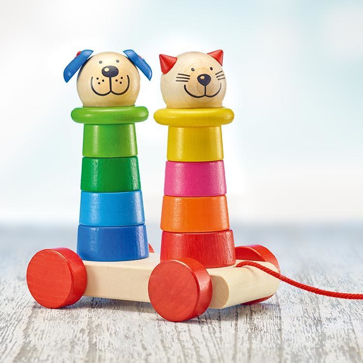 Filino Jeu A Tirer Et A Empiler Jouets En Bois Selecta La Canaillerie