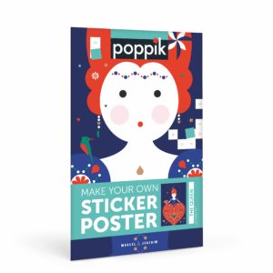 Poster géant Stickers – Reine de coeur