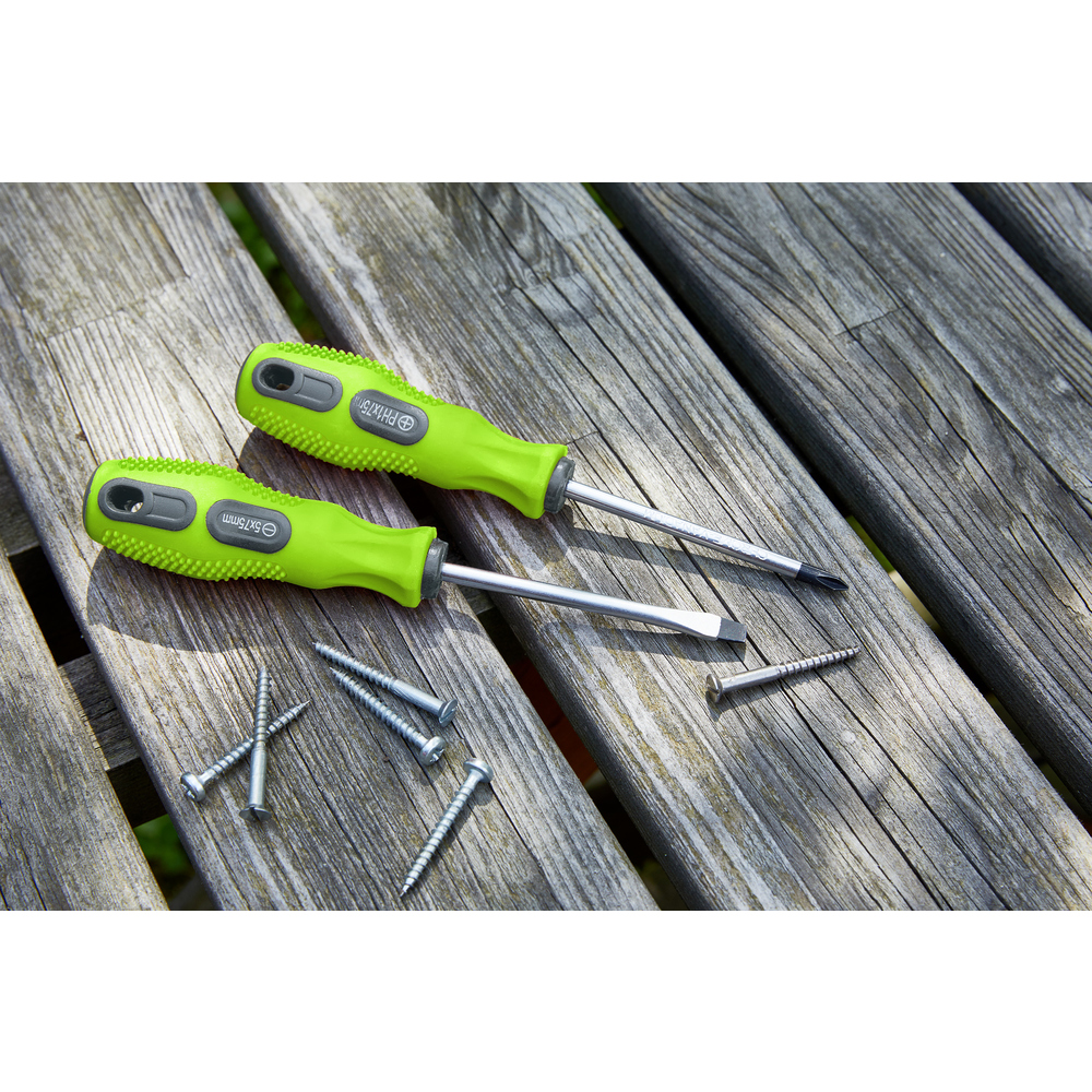 Kit De Tournevis Terra Kids – 5 Pièces, Pointes Magnétiques, Manche Antidérapant – Pour Petites Mains – Outil Enfant Bricolage