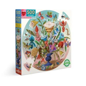 Le bouquet des insectes fous, puzzle 500 pièces